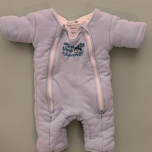 Baby Merlin’s Magic Blue sleep suit size small 3-6 months (12-18 pounds)